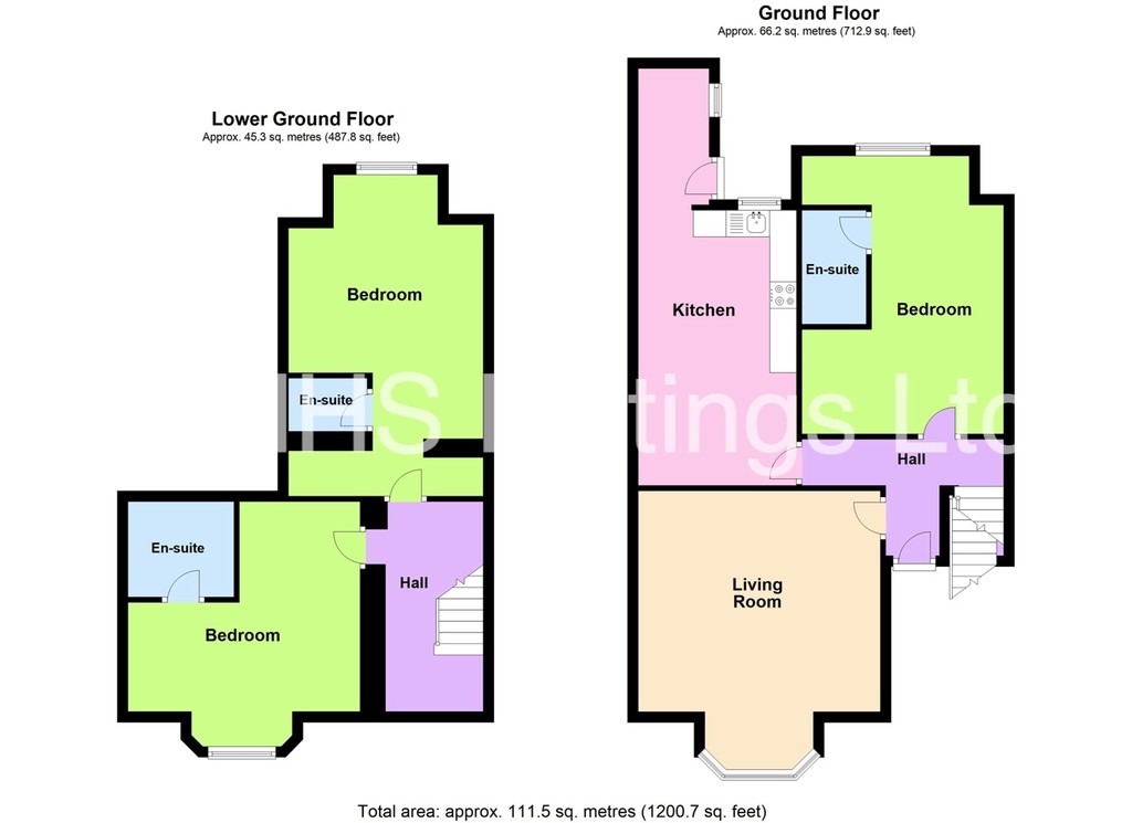 Photo of 3 Bedroom Apartment in Flat 1, 24 Kensington Terrace, Leeds, LS6 1BE