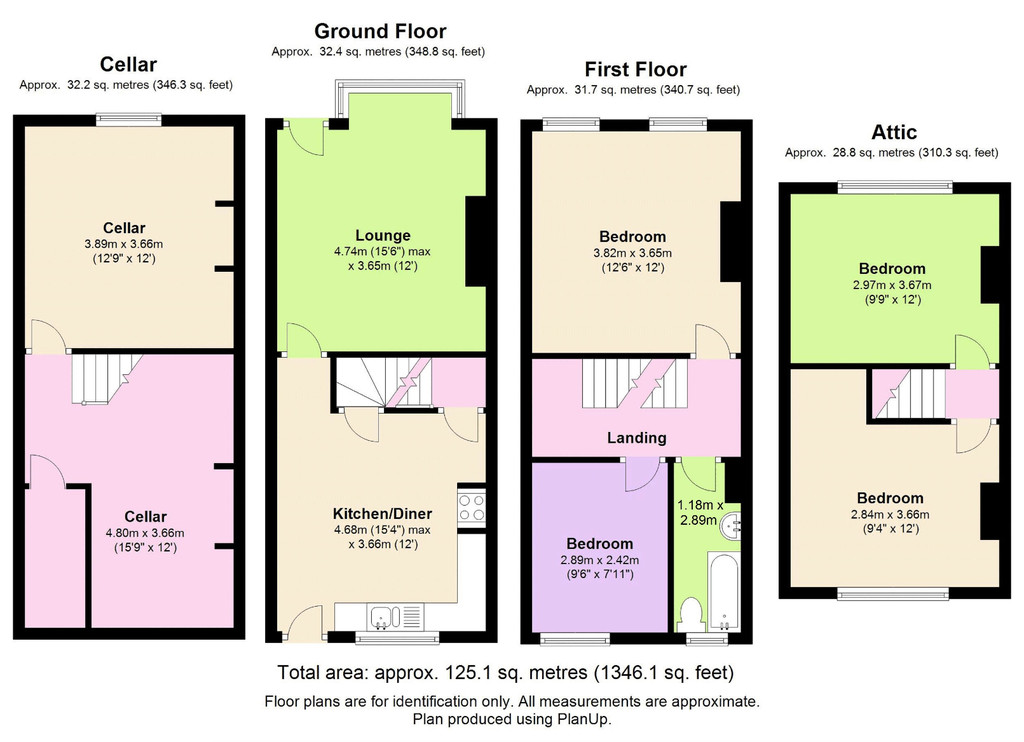 Photo of 4 Bedroom End Terraced House in 24 Newport View, Leeds, LS6 3BX